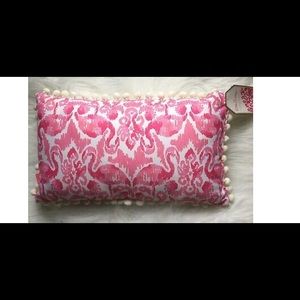 Lilly Pulitzer flamingo indoor outdoor pillows